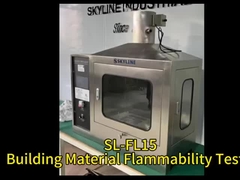 EN 11925-2 آزمایش کننده قابل احتراق مواد ساختمانی با کنترل صفحه لمسی
