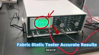 تستر استاتیک پارچه EN 1149 EN 1149-2 AATCC 76