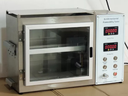 خرید ISO 3795 ASTM D5132 تجهیزات تست قابلیت احتراق افقی پارچه تجهیزات تست قابلیت احتراق افقی تولید آنلاین