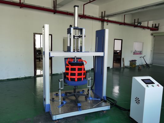 خرید BIFMA 5.1 تجهیزات آزمایش مبلمان / دستگاه آزمایش ضربه صندلی صندلی / تست کننده دوام ضربه صندلی تولید آنلاین