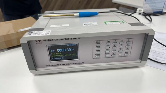 خرید EN71-1 میدان جریان مستقیم Dc Gaussmeter رزولوشن 5 G دقت بالا تولید آنلاین