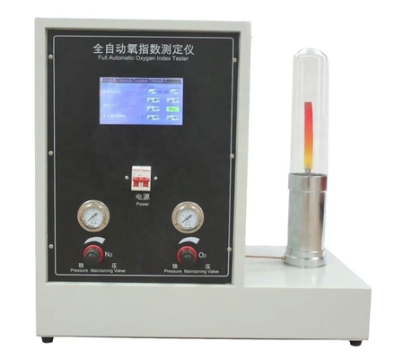 ASTM D 2863 نوع صفحه لمسی خودکار محدود کننده شاخص اکسیژن برای ماشین آزمایش سوختن لاستیک لاستیک