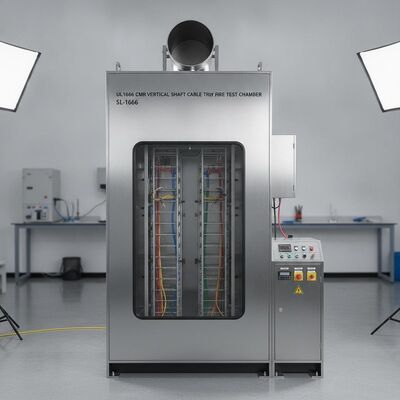 قیمت خوب UL1666 CMR Vertical Shaft Cable Tray Fire Test Chamber for Flame Retardant Cable Certification SL-1666 آنلاین